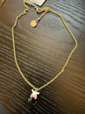 Les Nereides N2 Quel Cirque White Rabbit in Black Cylinder Hat Necklace RRP £70