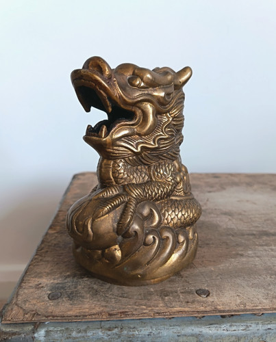 Vintage chinese bronze brass - bronze,