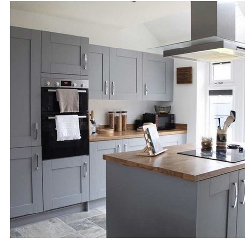 Cobble grey shaker door - cobble,