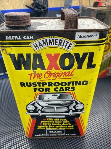 Hammerite waxoyl vintage empty - waxoyl,
