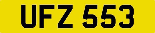 Dateless private number plate - dateless,