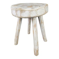 Rustic Wooden Log Table Accent