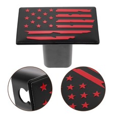  Caravan Hitch Cover Universal Tow American Flag Metal Trailer Accessories