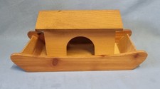 Vintage Handmade Wooden Noah's Ark