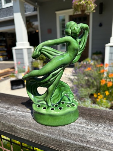 Vintage glazed pottery figural - vintage,