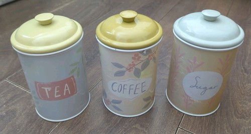Vintage style tin tea coffee - vintage-style,