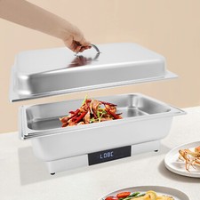 9L Electric Chafing Dish Buffet Food Warmer with Touch Control 110V US