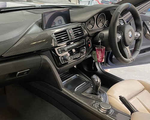 Carbon fibre interior dash - interior,