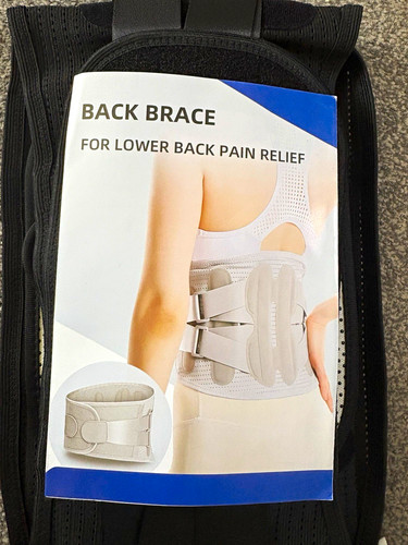 Adjustable back brace support - back,