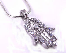 Hamsa Judaica Necklace Pendant