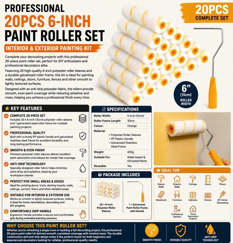 Paint roller set professional - roller,