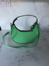 Green Primark Hand Bag with Detachable Shoulder Strap Excellent Condition
