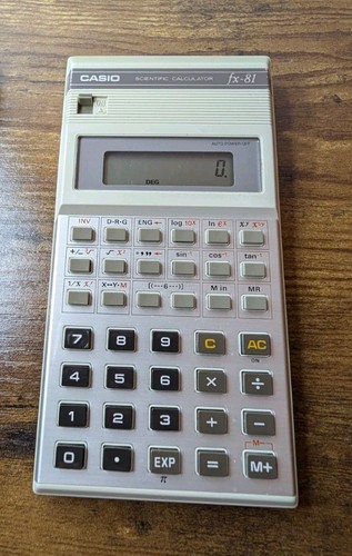 Vintage 1980s casio 81 - casio, fx-81