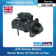 Starter Motor For JCB IS1106