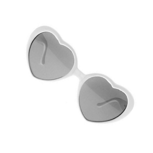 White special effects glasses - white,