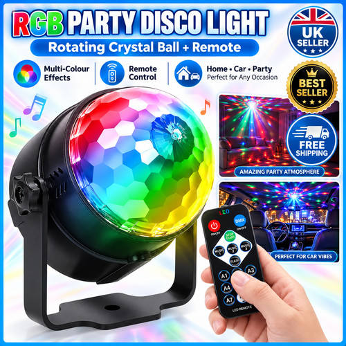 Party magic ball - light, crystal