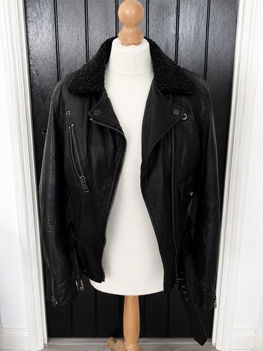 Superdry genuine leather - leather, biker