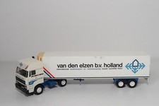 A88 1:50 LION CAR TOYS DAF 3600 SPACECAB TRUCK WITH TRAILER VAN DEN ELZEN EXC.