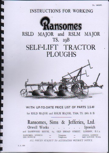 Ransomes rsld major rslm - rsld,