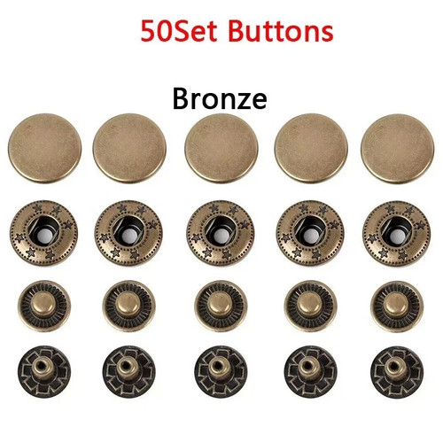 50sets leather snap - 50sets,