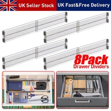 8Pcs DIY Drawer Divider
