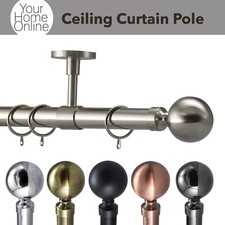 Metal Curtain Pole Ceiling