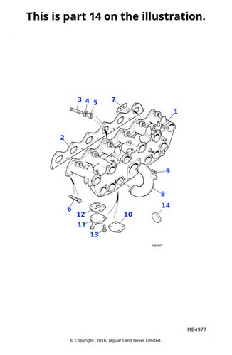 10x jaguar cylinder block core - 10x,
