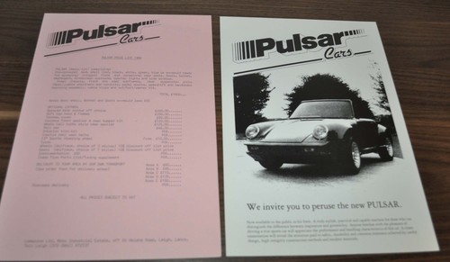 Pulsar cars replica kit - kit, car