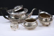 Silver Plated Tea Pot Milk Jug Sugar Bowl VINTAGE 