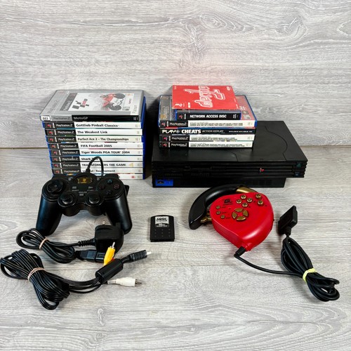 Ps2 console bundle 10 games - console,