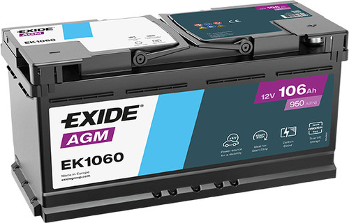 Ek1060 exide agm - ek1060,