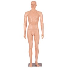 184 cm Male Mannequin Dismountable Mannequin Standing  Dress Form W/ Iron Stand