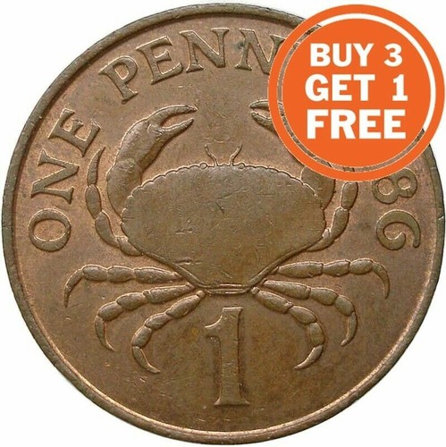 Guernsey one pence - one, 1971