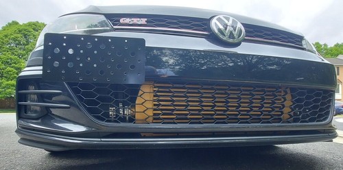 Bumper tow hook license - license, plate