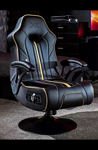 Gaming chair black gold - gaming, black/gold