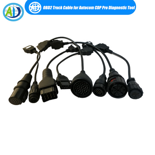 8pcs set obd2 truck cable - 8pcs/,