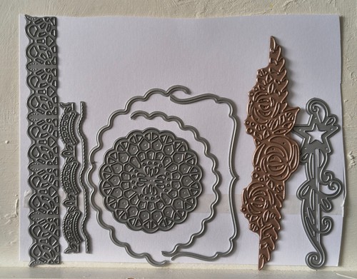 Mixed die set border - die,