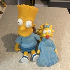 Bart & maggie Simpson dolls