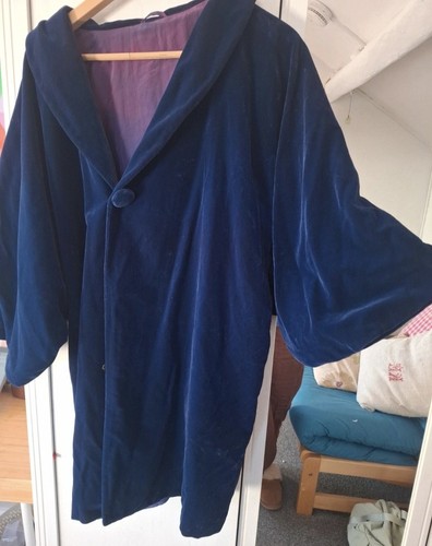 1950s style blue silk - style,