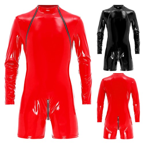 Mens shiny faux leather - uk,