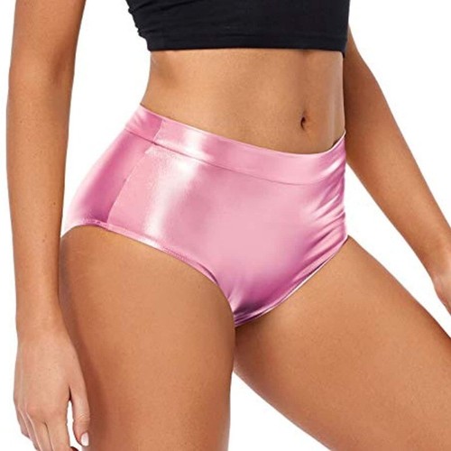 Sexy hot pants metallic shiny - metallic,