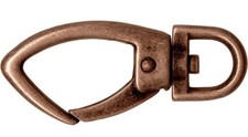 Clasp, 12 X-Large Antiqued