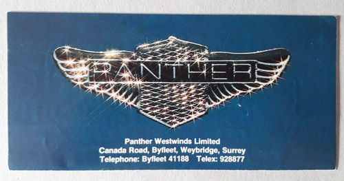 Panther range brochure 1979 - panther,
