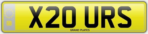 Our bmw number plate - bmw, x20