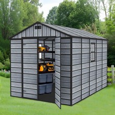 8X10FT Plastic Garden Shed
