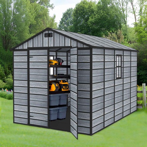 8x10ft plastic garden - plastic, shed