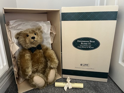 Steiff henderson blond - blond, mohair