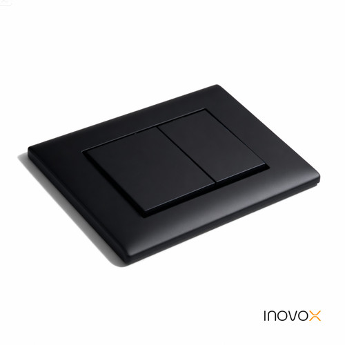 Black abs flush plate - 1.2,