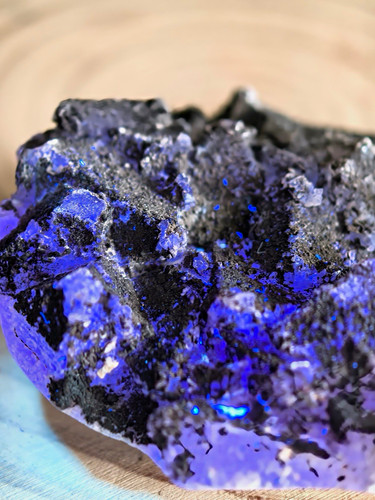 Dark cubic fluorite - dark,
