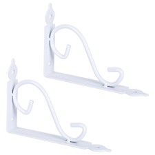  2 Pcs Triangular Bracket Wall Mount Shelf Brackets Triangle Mounting